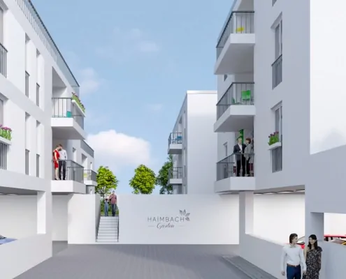 Haimbach Gärten - 3D-Visualisierung - Immobilienmarketing